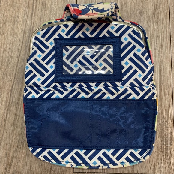 Vera Bradley Wallet, Blue/Pink/Red/Green Floral Pattern - Picture 3 of 8